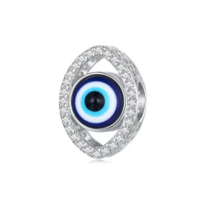 (imagen para) Charm estilo Pandora con ojo turco - BSC729