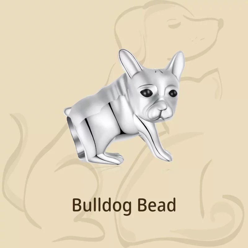 (imagen para) Charm estilo Pandora de Bulldog - BSC796 - Ver 4