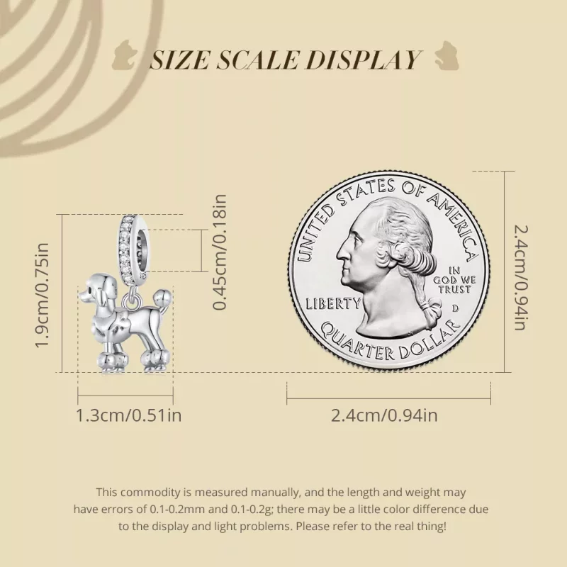 (imagen para) Charm estilo Pandora de Cockapoo - BSC797 - Ver 7