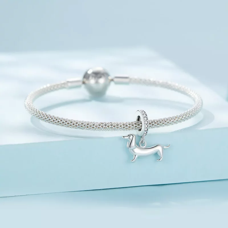 (imagen para) Charm estilo Pandora de Dachshund - SCC2561 - Ver 3