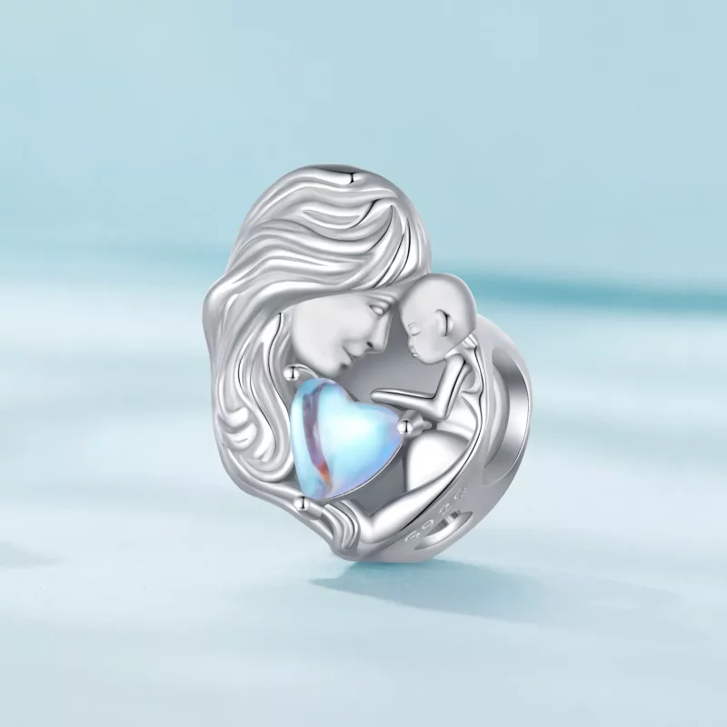 (imagen para) Charm estilo Pandora de Mamá y Hijo - SCC2539 - Ver 2