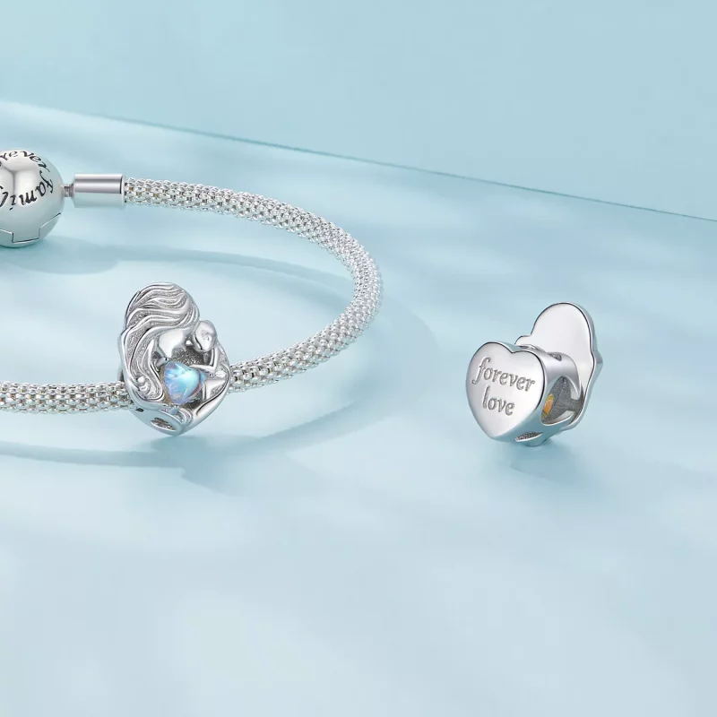 (imagen para) Charm estilo Pandora de Mamá y Hijo - SCC2539 - Ver 4