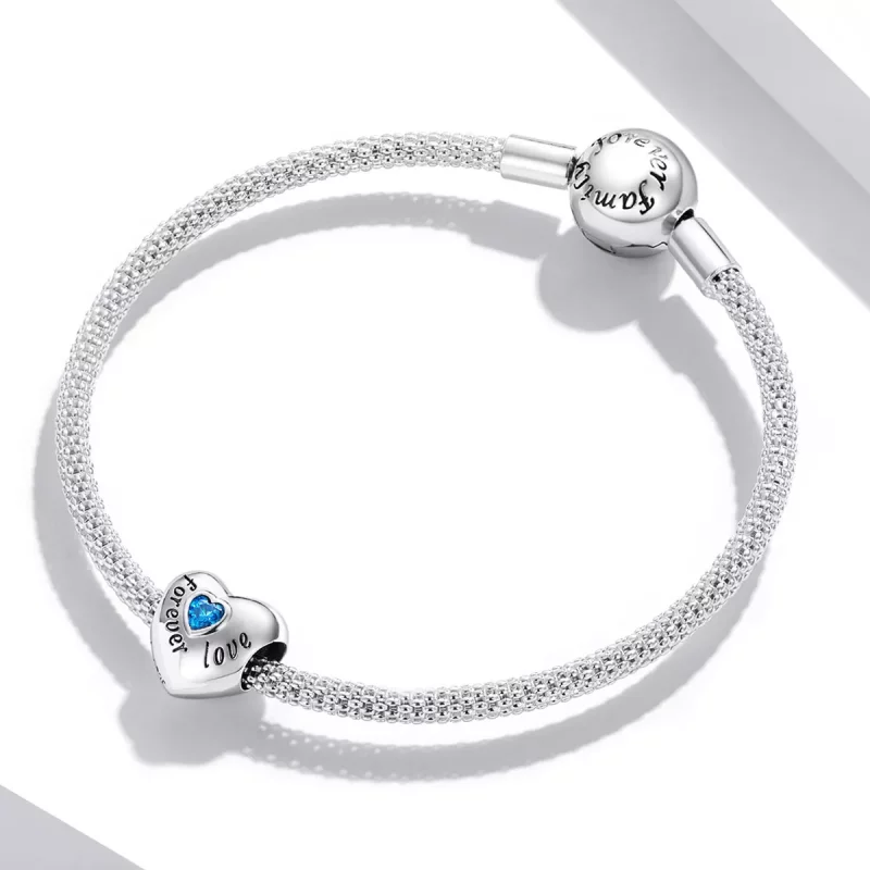 (imagen para) Charm estilo Pandora En memoria de papá - BSC562-BU - Ver 3
