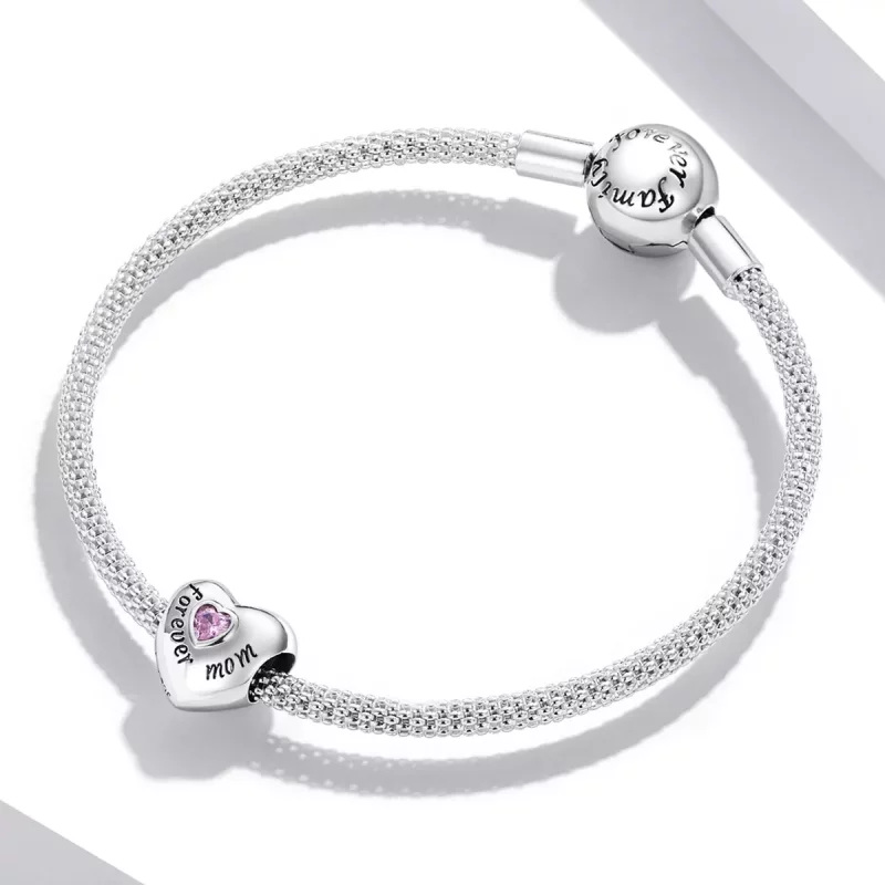 (imagen para) Charm estilo Pandora Forever Mom - BSC562-PK - Ver 3