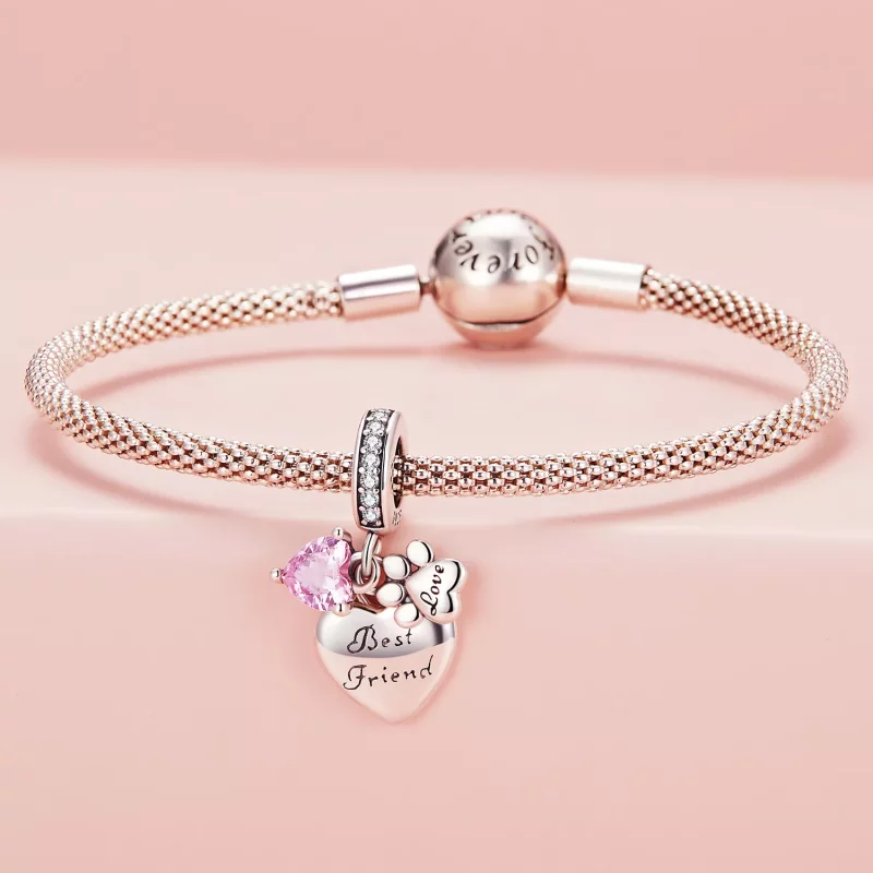 (imagen para) Charm Pandora Style Forever Friends - SCC2436 - Ver 3