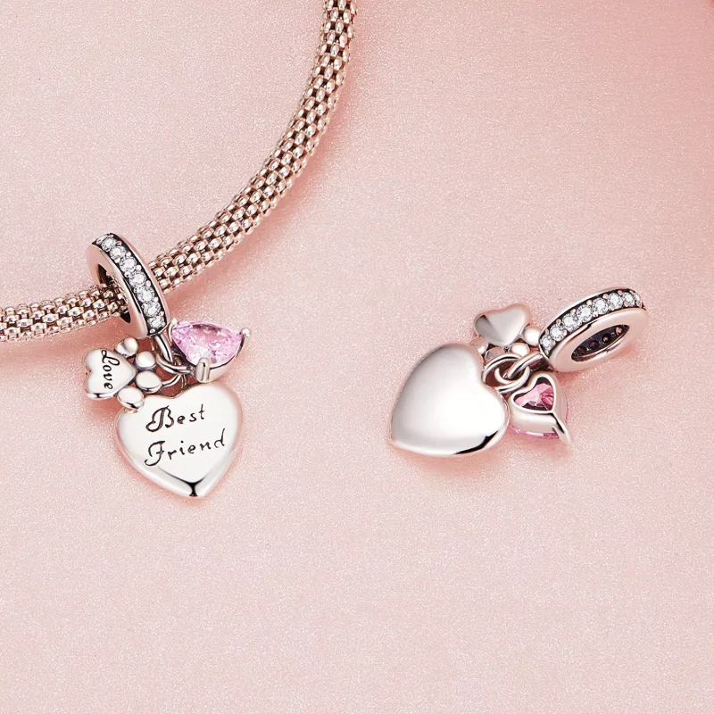 (imagen para) Charm Pandora Style Forever Friends - SCC2436 - Ver 4