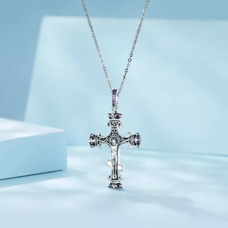 (imagen para) Colgante de cruz de estilo Pandora - SCP064 - Ver 2