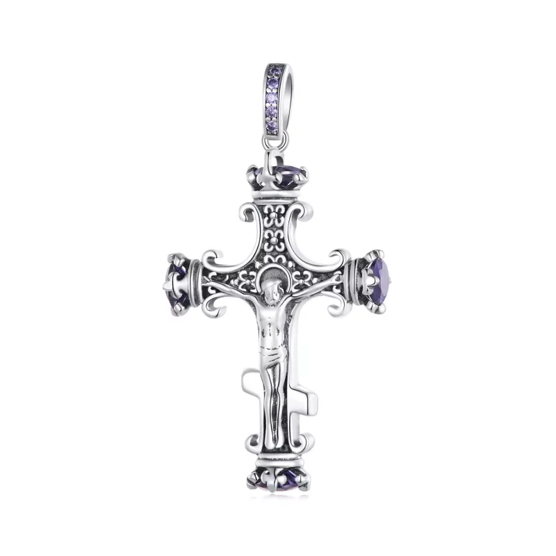(imagen para) Colgante de cruz de estilo Pandora - SCP064 - Ver 4