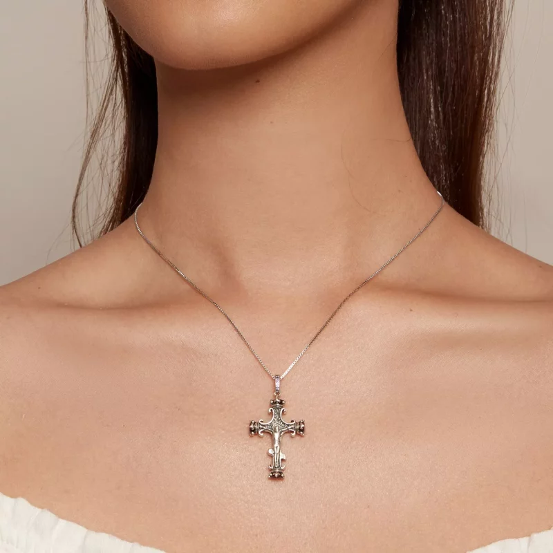 (imagen para) Colgante de cruz de estilo Pandora - SCP064 - Ver 6