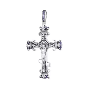 (imagen para) Colgante de cruz de estilo Pandora - SCP064