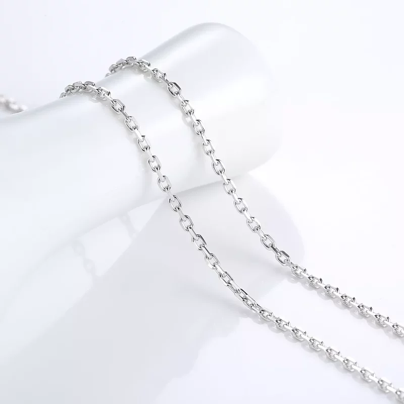 (imagen para) Collar de cadena estilo Pandora en plata - SCA007 - Ver 6