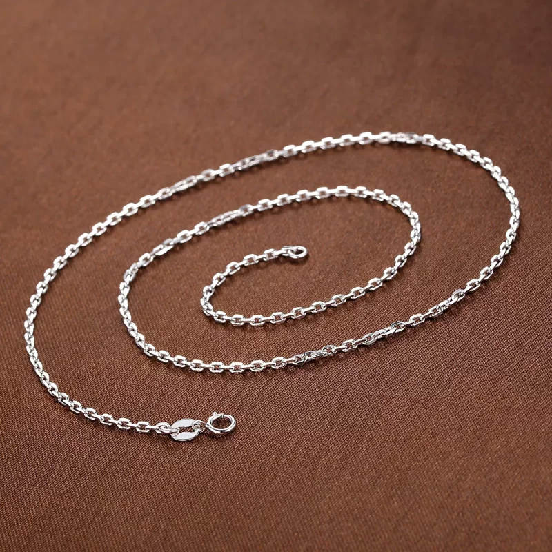 (imagen para) Collar de cadena estilo Pandora en plata - SCA007 - Ver 7