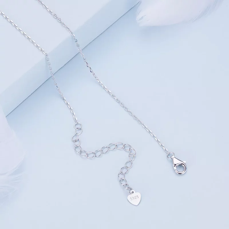 (imagen para) Collar de Doble Cadena con Estilo Pandora - BSN308 - Ver 5
