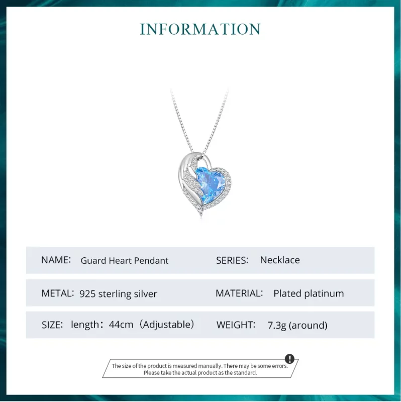 (imagen para) Collar de estilo Pandora con zafiro - BSN281 - Ver 7