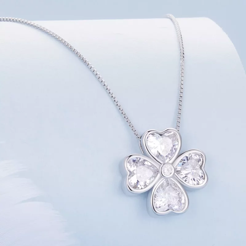 (imagen para) Collar de la suerte estilo Pandora - BSN334 - Ver 2