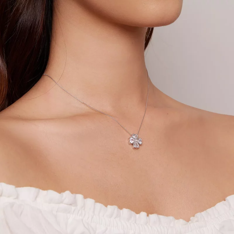 (imagen para) Collar de la suerte estilo Pandora - BSN334 - Ver 6