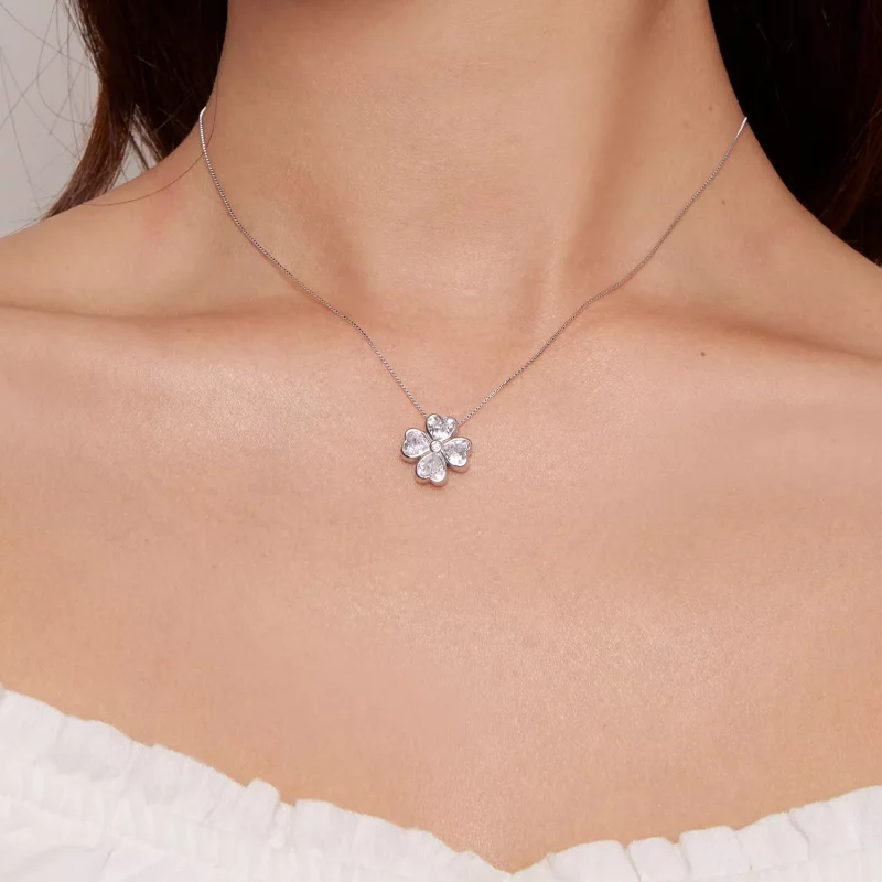 (imagen para) Collar de la suerte estilo Pandora - BSN334 - Ver 7