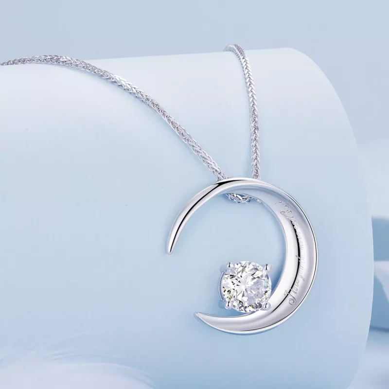 (imagen para) Collar de Luna estilo Pandora - BSN311 - Ver 2