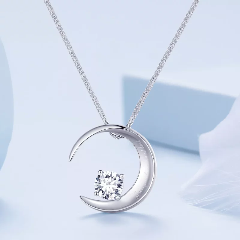 (imagen para) Collar de Luna estilo Pandora - BSN311 - Ver 3