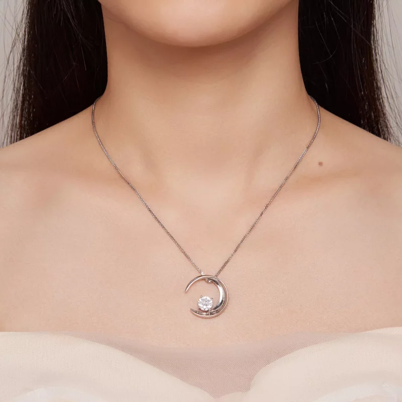 (imagen para) Collar de Luna estilo Pandora - BSN311 - Ver 6