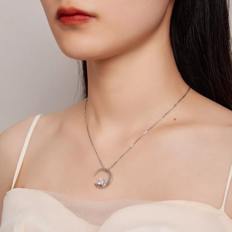 (imagen para) Collar de Luna estilo Pandora - BSN311 - Ver 7