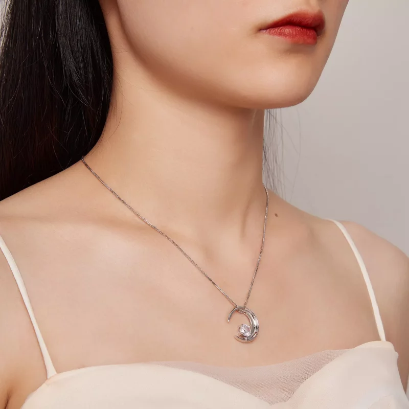 (imagen para) Collar de Luna estilo Pandora - BSN311 - Ver 8