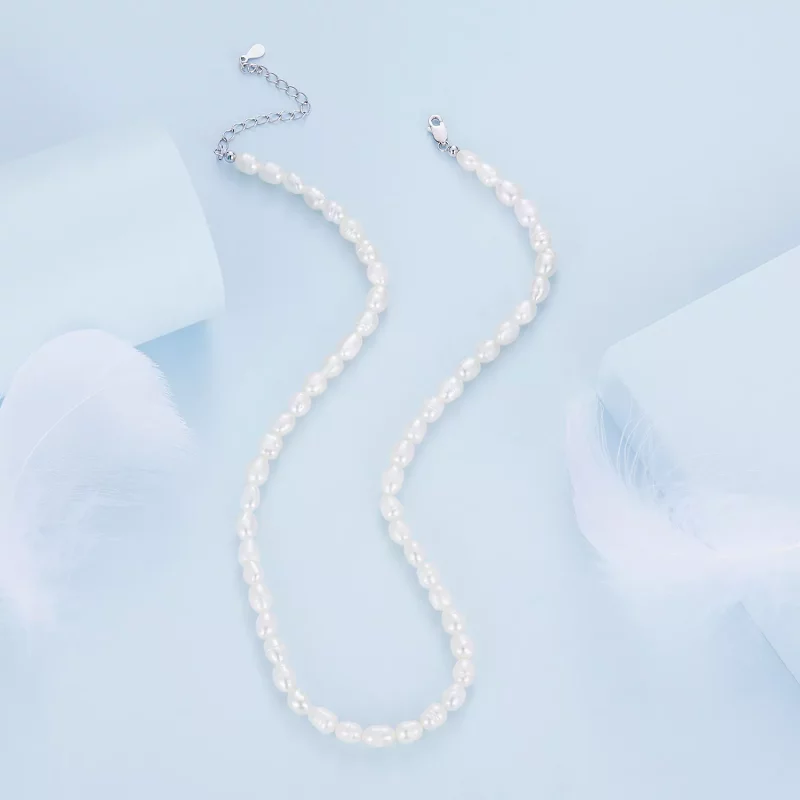 (imagen para) Collar de perlas estilo Pandora - BSN272 - Ver 4