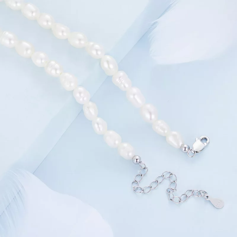 (imagen para) Collar de perlas estilo Pandora - BSN272 - Ver 5