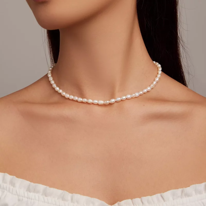 (imagen para) Collar de perlas estilo Pandora - BSN272 - Ver 6