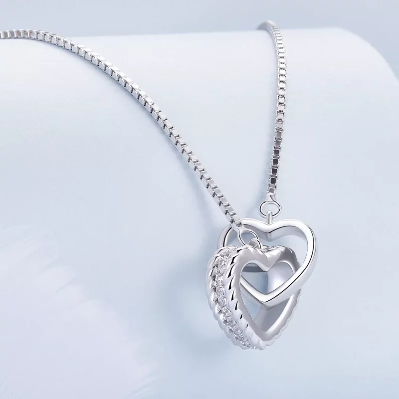 (imagen para) Collar entrelazado estilo Pandora - BSN339 - Ver 2