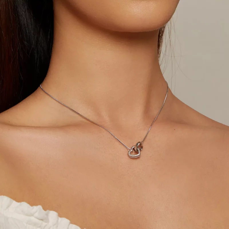 (imagen para) Collar entrelazado estilo Pandora - BSN339 - Ver 5