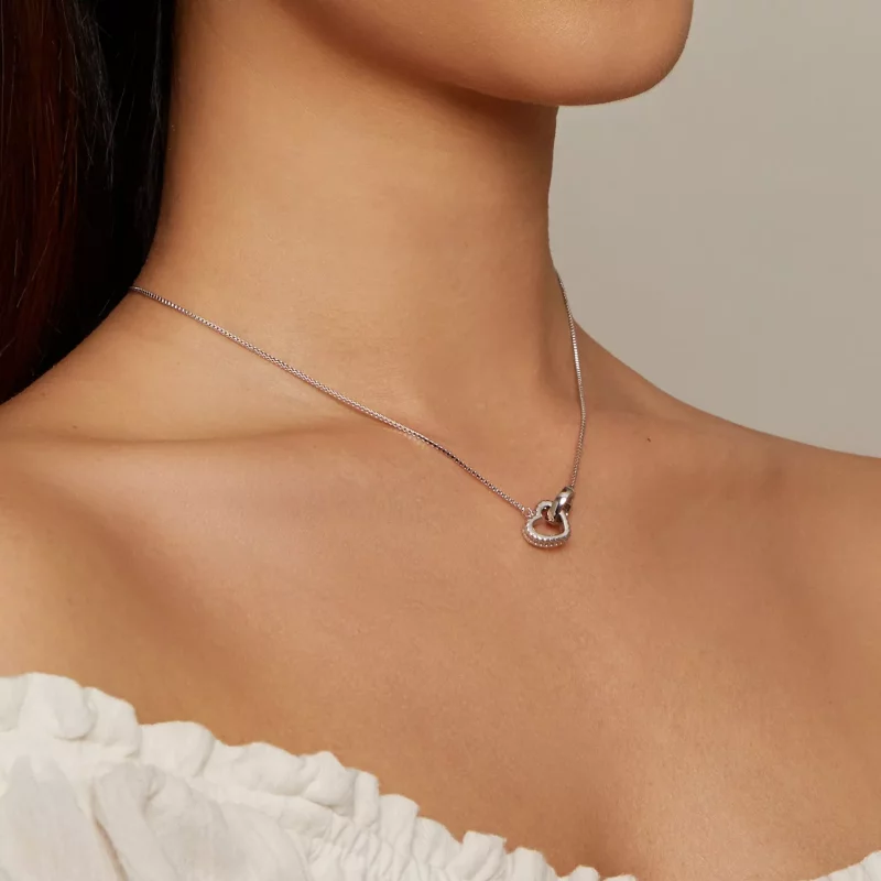 (imagen para) Collar entrelazado estilo Pandora - BSN339 - Ver 6