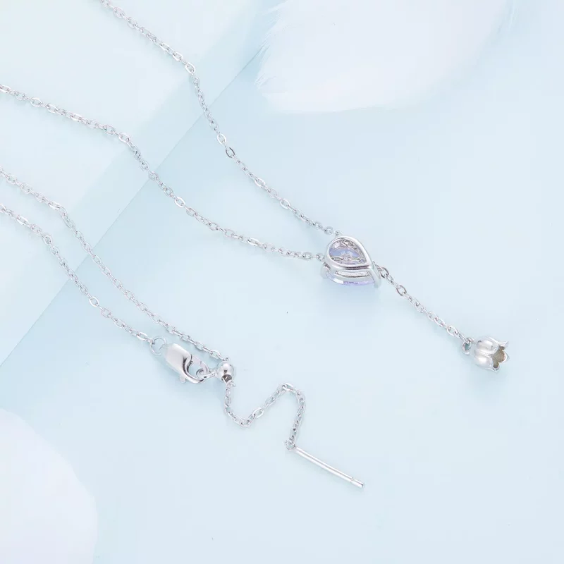 (imagen para) Collar estilo Pandora con amatista - BSN271 - Ver 4
