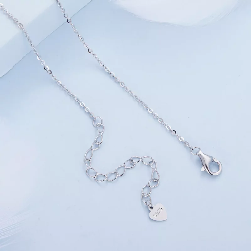 (imagen para) Collar estilo Pandora con corazón - BSN342 - Ver 4