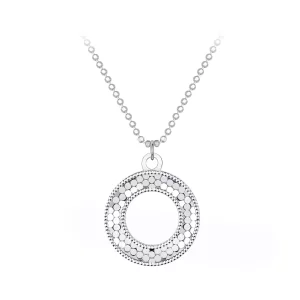 (imagen para) Collar estilo Pandora con círculo - BSN343