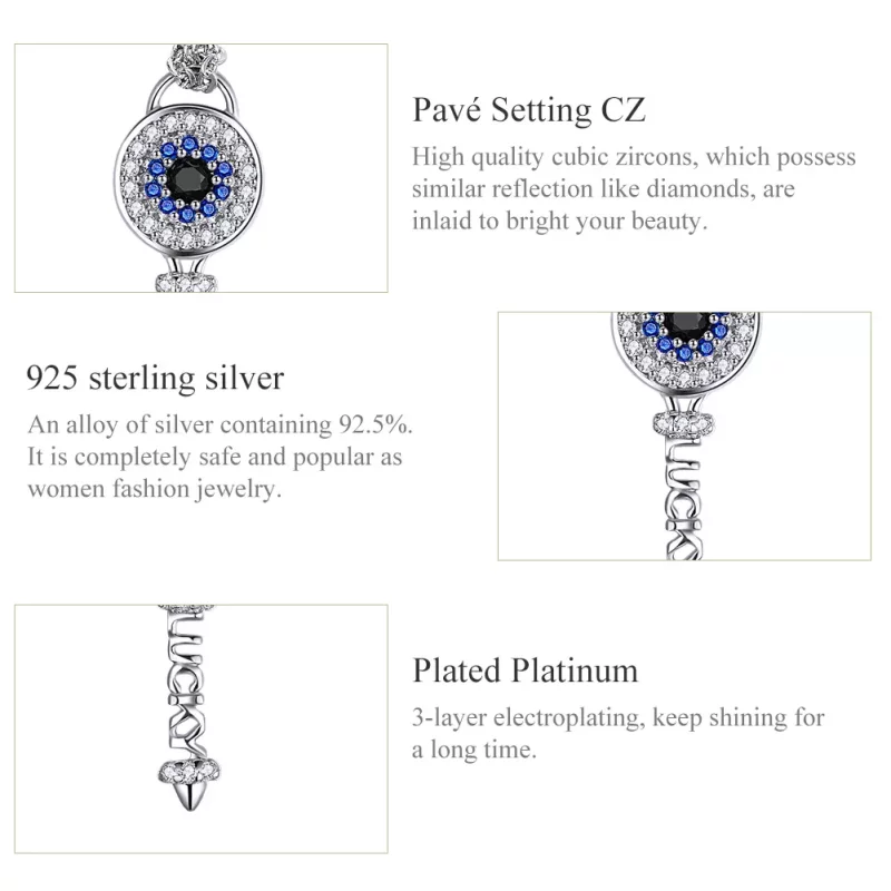 (imagen para) Collar estilo Pandora con llave - BSN013 - Ver 3
