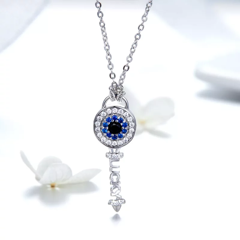 (imagen para) Collar estilo Pandora con llave - BSN013 - Ver 2