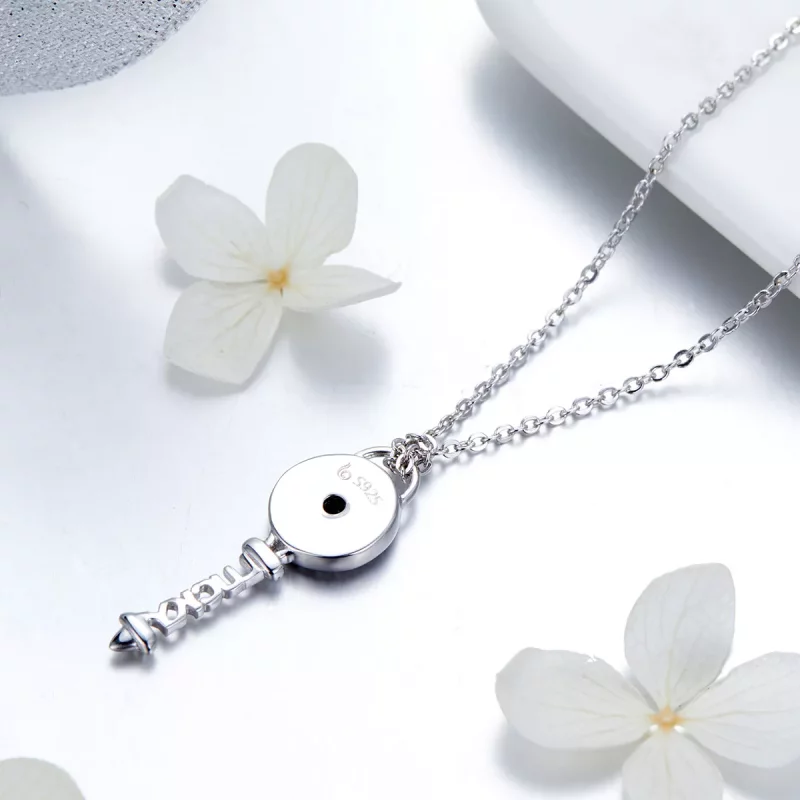 (imagen para) Collar estilo Pandora con llave - BSN013 - Ver 5