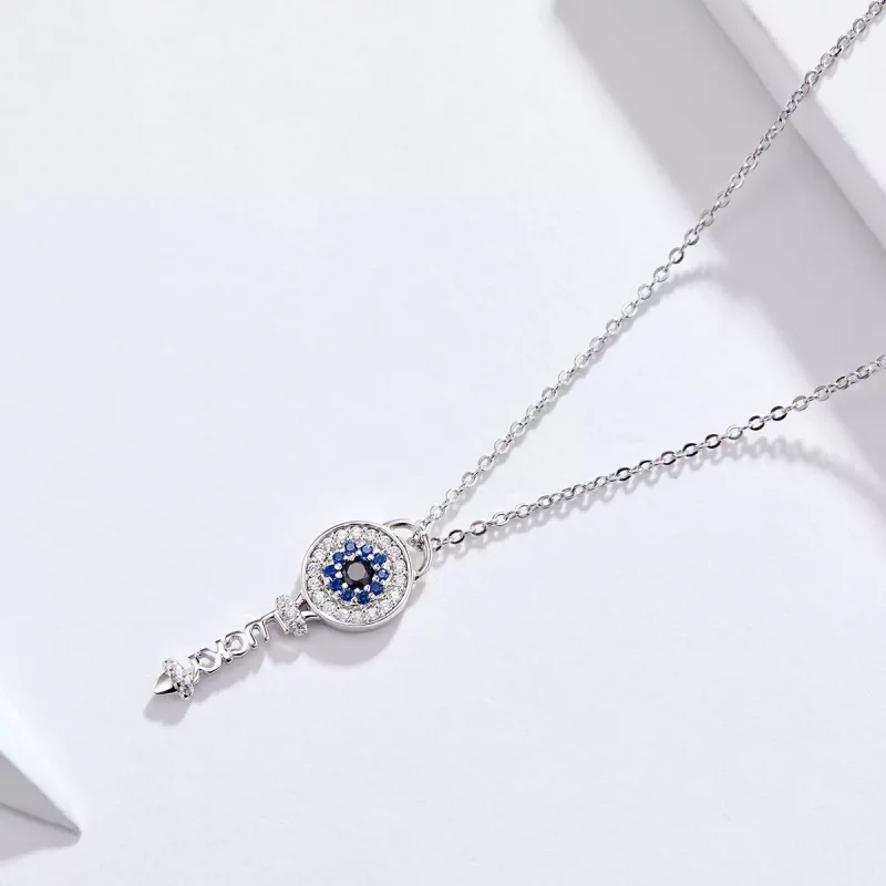 (imagen para) Collar estilo Pandora con llave - BSN013 - Ver 9