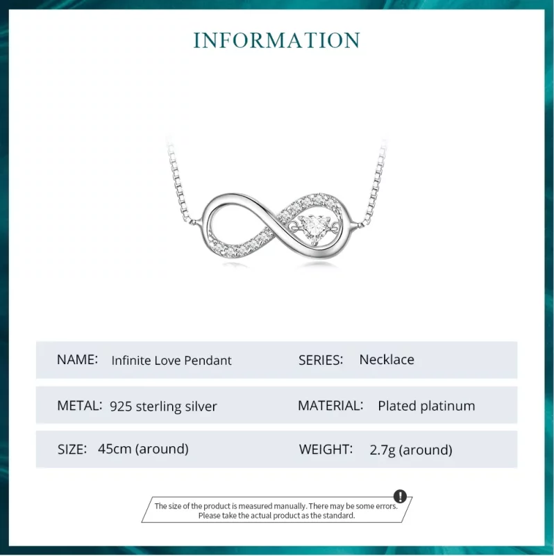(imagen para) Collar estilo Pandora Infinity - BSN276 - Ver 7