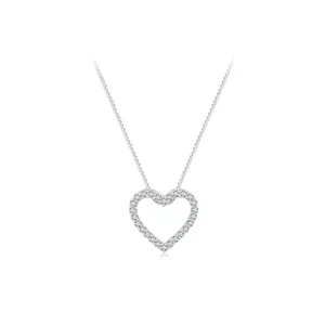 (imagen para) Collar Pandora estilo corazón de amor - MSN019