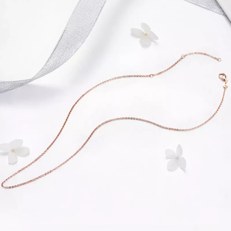 (imagen para) Collar Pandora estilo oro rosa - SCA014-45 - Ver 2