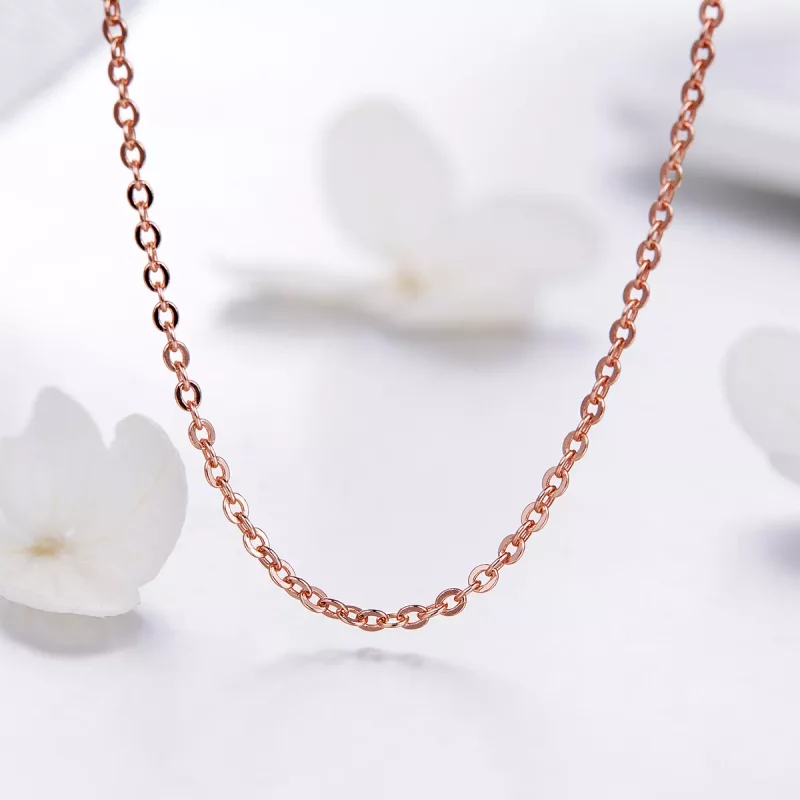 (imagen para) Collar Pandora estilo oro rosa - SCA014-45 - Ver 3