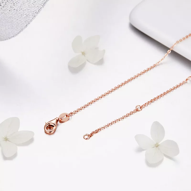 (imagen para) Collar Pandora estilo oro rosa - SCA014-45 - Ver 5