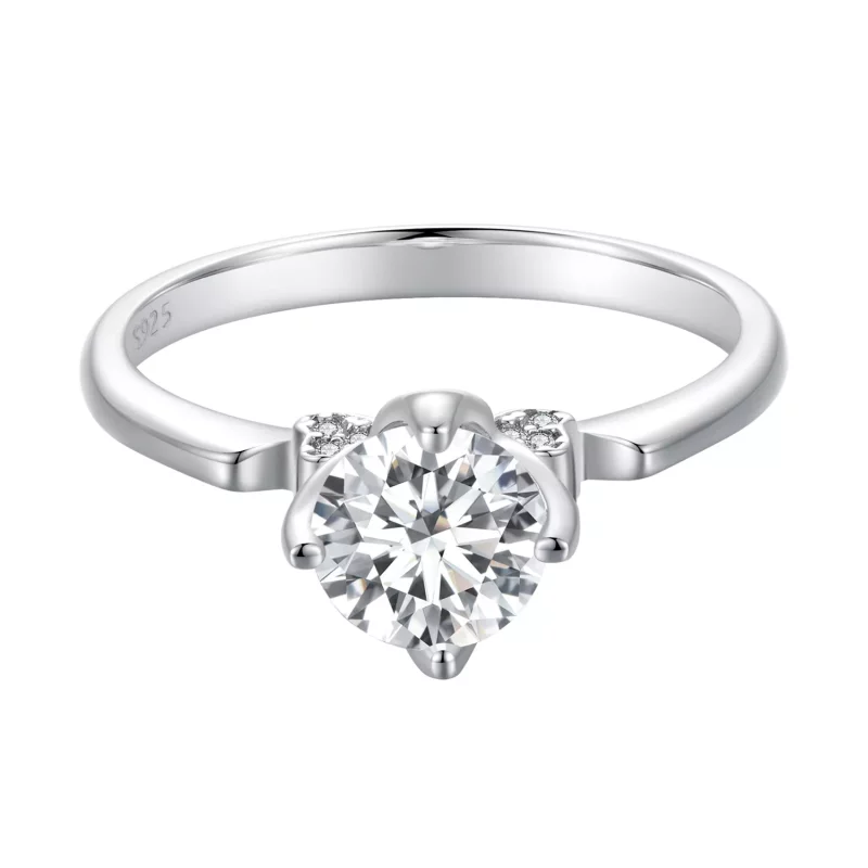 (imagen para) Encanto de Anillo de Boda Estilo Pandora - MSR024 - Ver 4