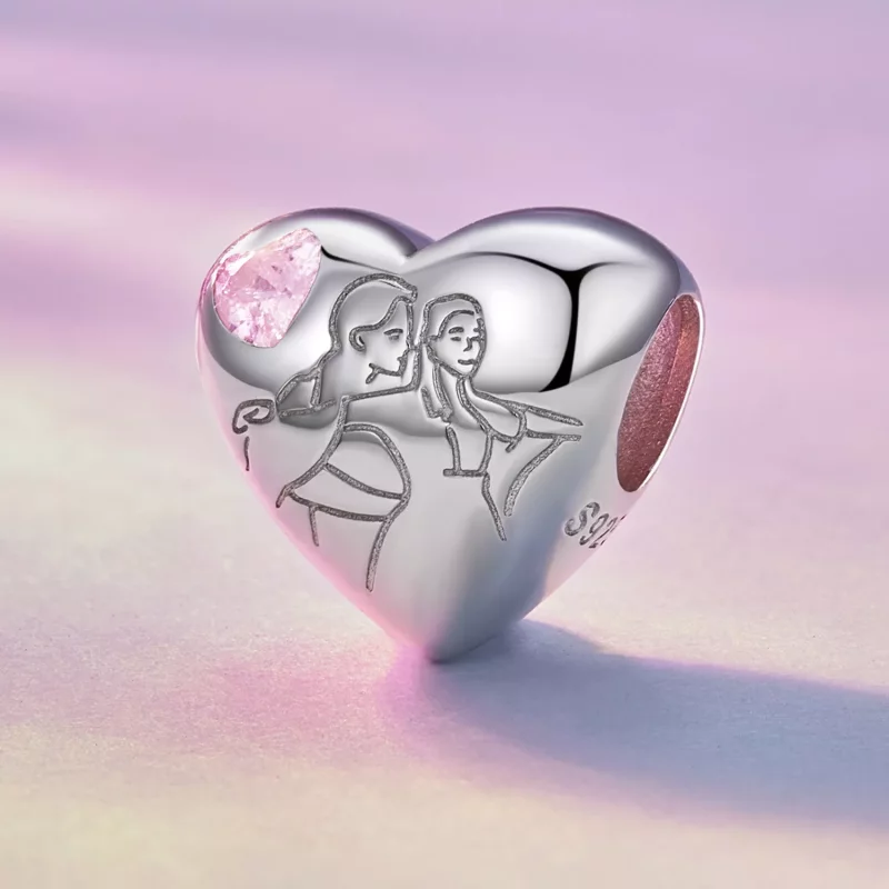 (imagen para) Encanto estilo Pandora para alma gemela - BSC772 - Ver 2