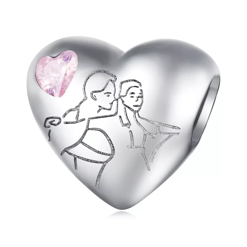 (imagen para) Encanto estilo Pandora para alma gemela - BSC772 - Ver 3