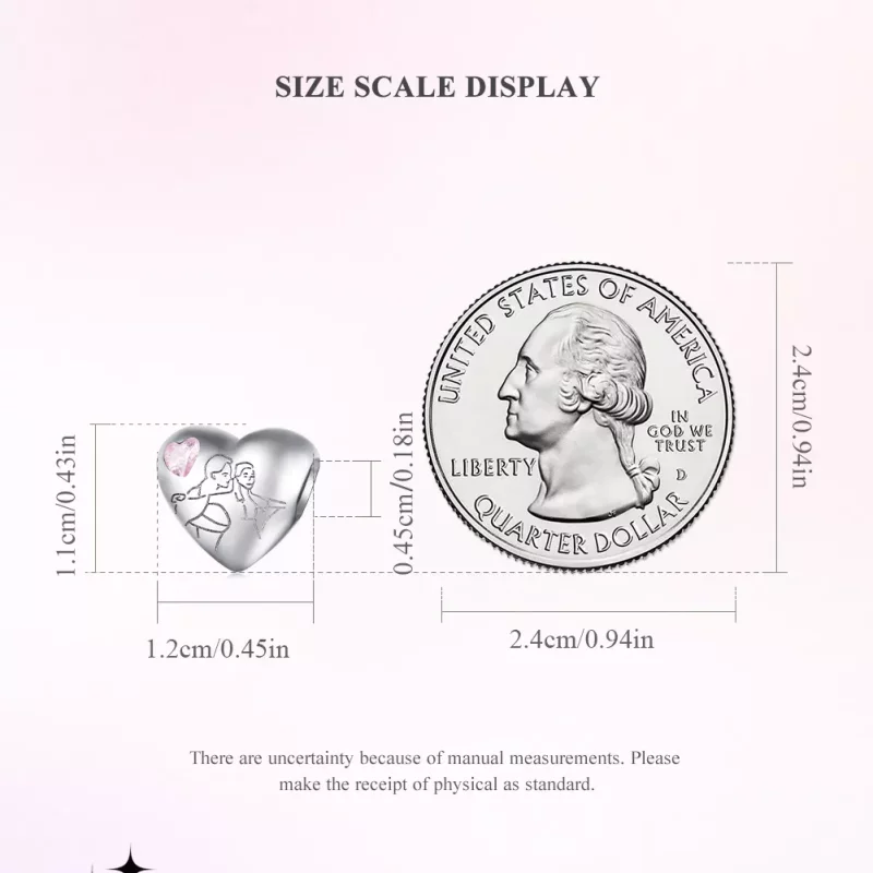 (imagen para) Encanto estilo Pandora para alma gemela - BSC772 - Ver 6