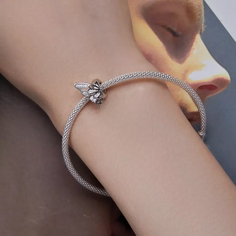 (imagen para) Encanto separador de mariposas al estilo de Pandora - BSC823 - Ver 7