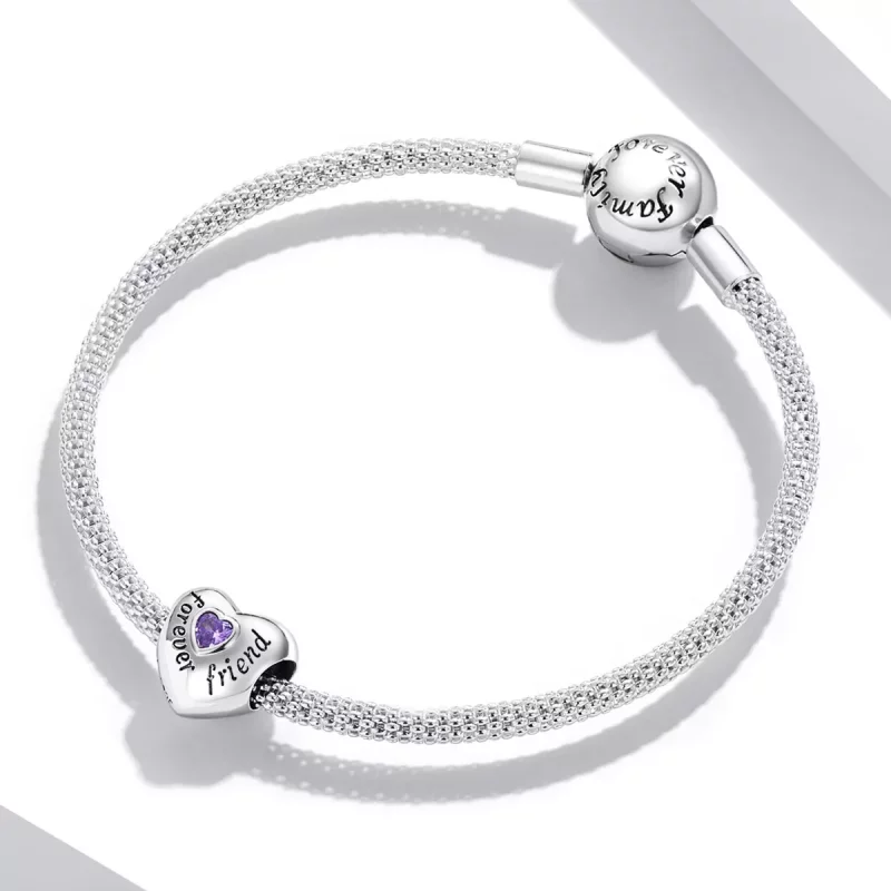(imagen para) Joyas estilo Pandora de amistad - BSC562-VT - Ver 3